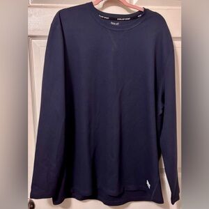 😓 Everlasting Sport Wicking Long Sleeve Shirt Size 2XL in Navy Blue